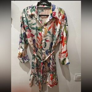 ZARA floral dress M